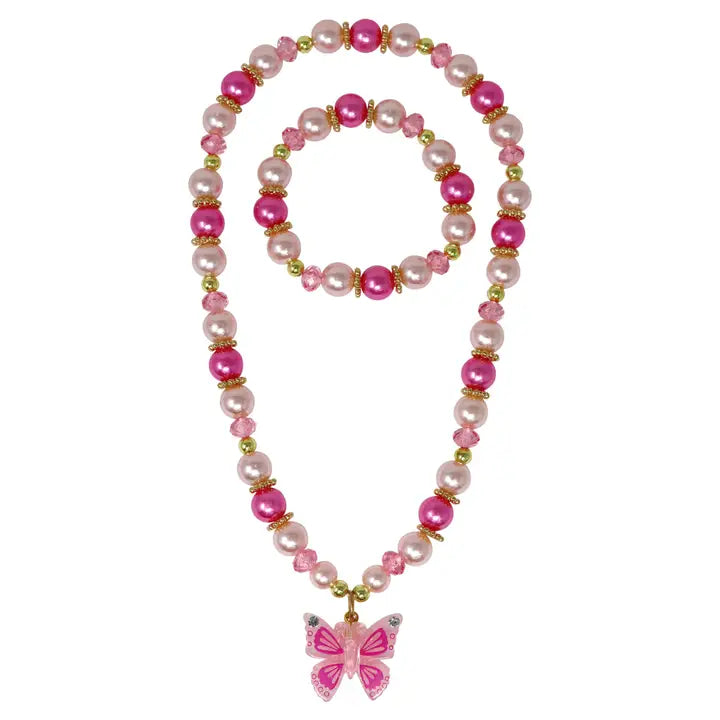 Pink Poppy Butterfly Pink Set
