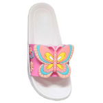 OP Butterfly Slide White