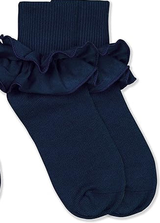 Jefferies Ruffle Lace Navy