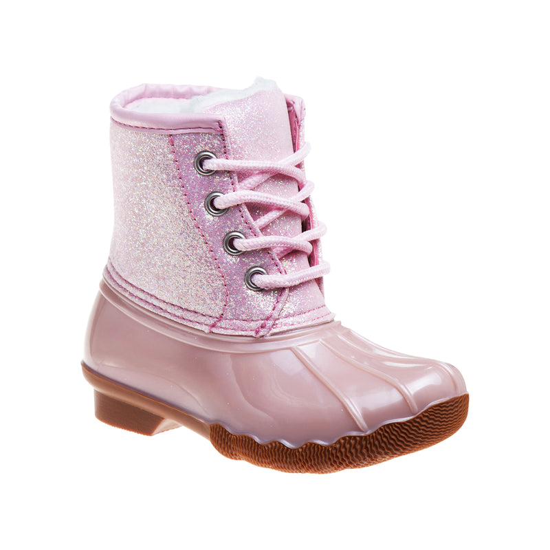 Duck Boots Glitter Pink