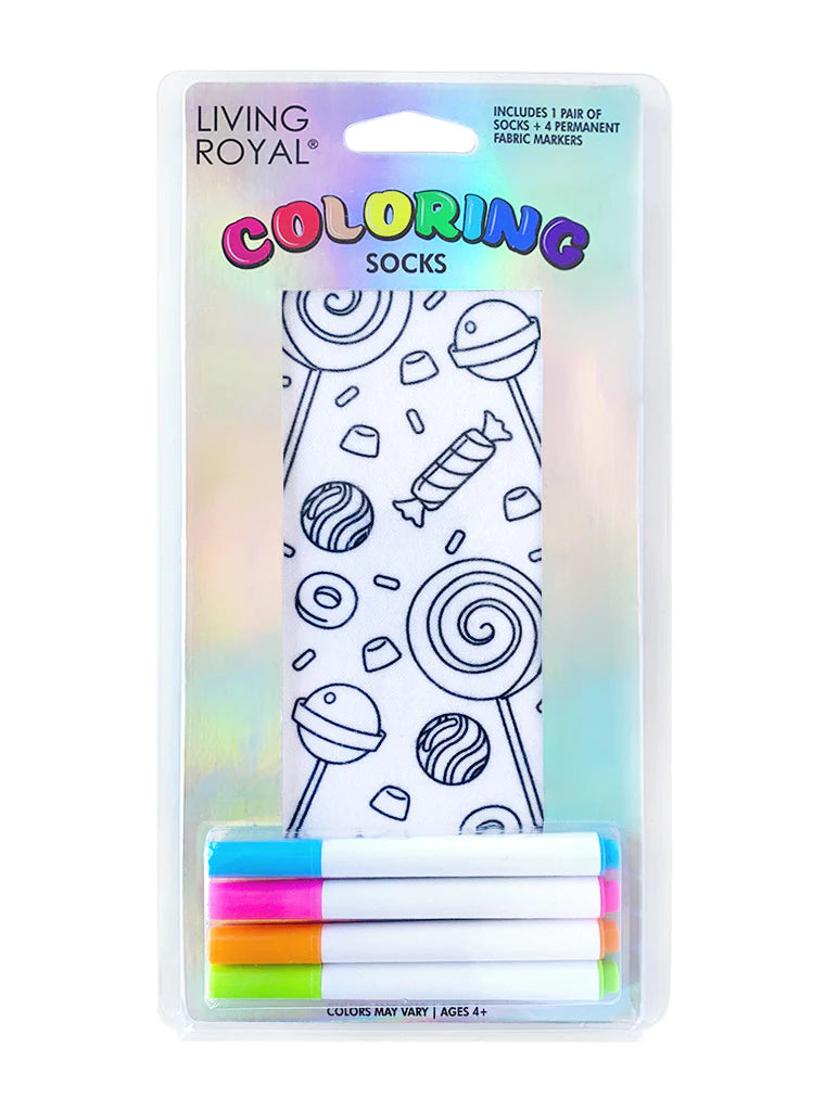Living Royal Coloring Candy Socks