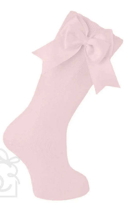 Carlomagno Bow Knee High Pink