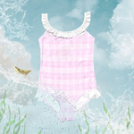 Stella Cove Pink Check Swimsuit